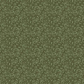 Juju's Petals Leaves Green quilting cotton by Judi Madsen for Riley Blake Designs featuring flowing sage and olive green leafy vines.