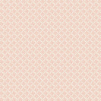 Juju's Petals Lattice Cream quilting cotton by Judi Madsen for Riley Blake Designs featuring tiny coral-colored markings on a soft cream background.