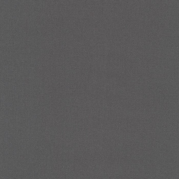 Kona Cotton Coal rich charcoal gray solid quilting fabric by Robert Kaufman Fabrics.