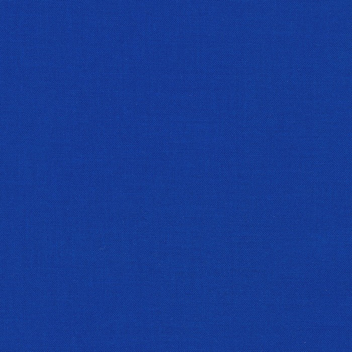 Kona Cotton Ocean Blue rich royal blue solid quilting fabric by Robert Kaufman Fabrics.