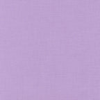 Kona Cotton Orchid Ice pale lilac purple solid quilting fabric by Robert Kaufman Fabrics.