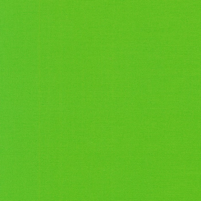 Kona Cotton Parrot Green bright grassy green solid quilting fabric by Robert Kaufman Fabrics.