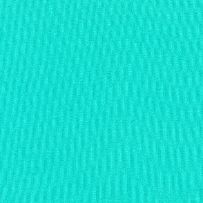 Kona Cotton Pool Blue bright turquoise aqua solid quilting fabric by Robert Kaufman Fabrics.