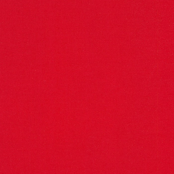 Kona Cotton Red vibrant classic red solid quilting fabric by Robert Kaufman Fabrics.