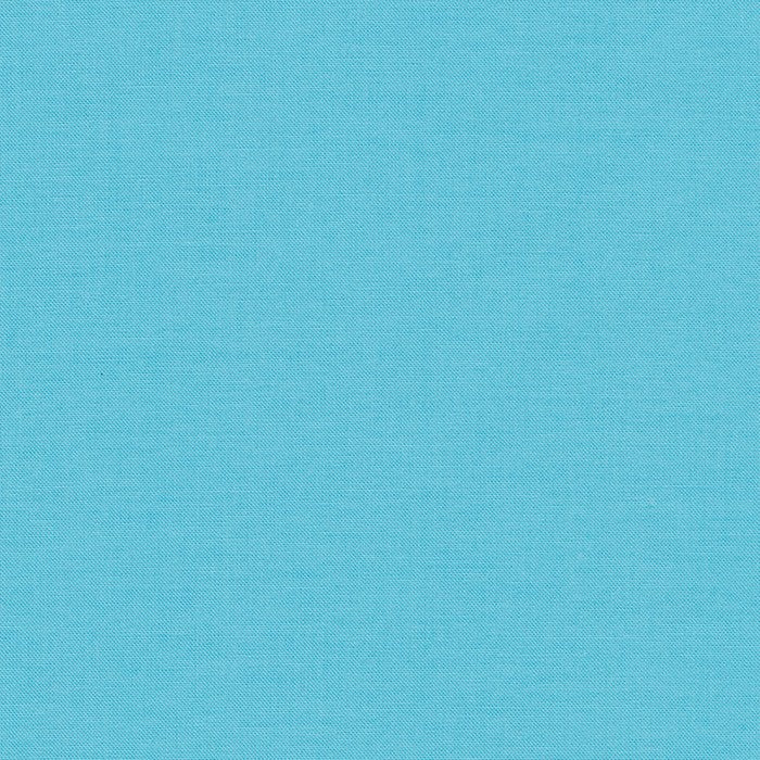 Kona Cotton Seascape Blue light aqua blue solid quilting fabric by Robert Kaufman Fabrics.