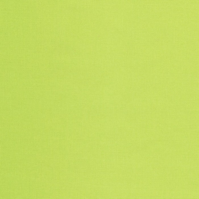 Kona Cotton Sprout Green fresh pale yellow green solid quilting fabric by Robert Kaufman Fabrics.